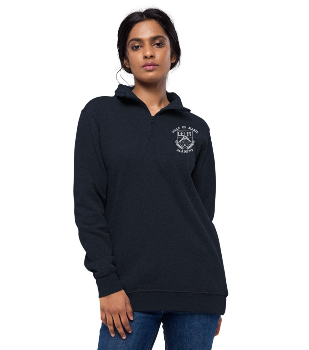 Adult Unisex Fleece Pullover Embroidered Logo