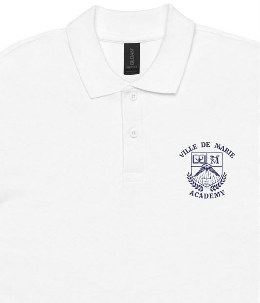 Adult Unisex Pique Polo Shirt Embroidered Logo